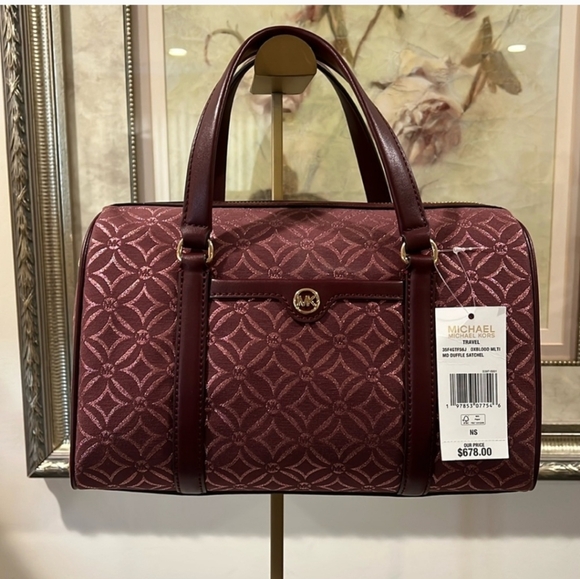 NWT Michael Kors Oxblood Satchel